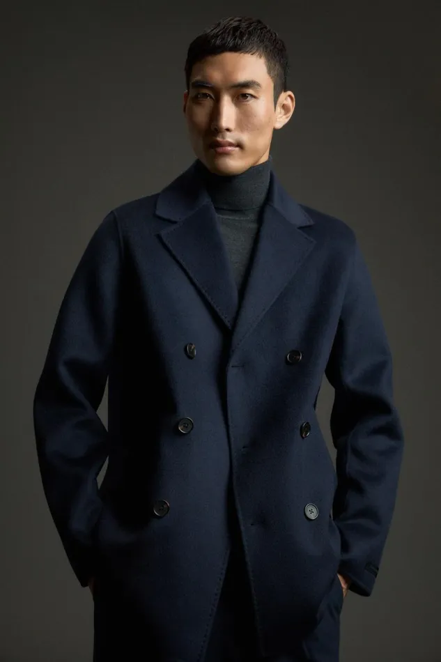 WomenMen Navy Blue Ceres Jacket Ecoalf Onepointzero