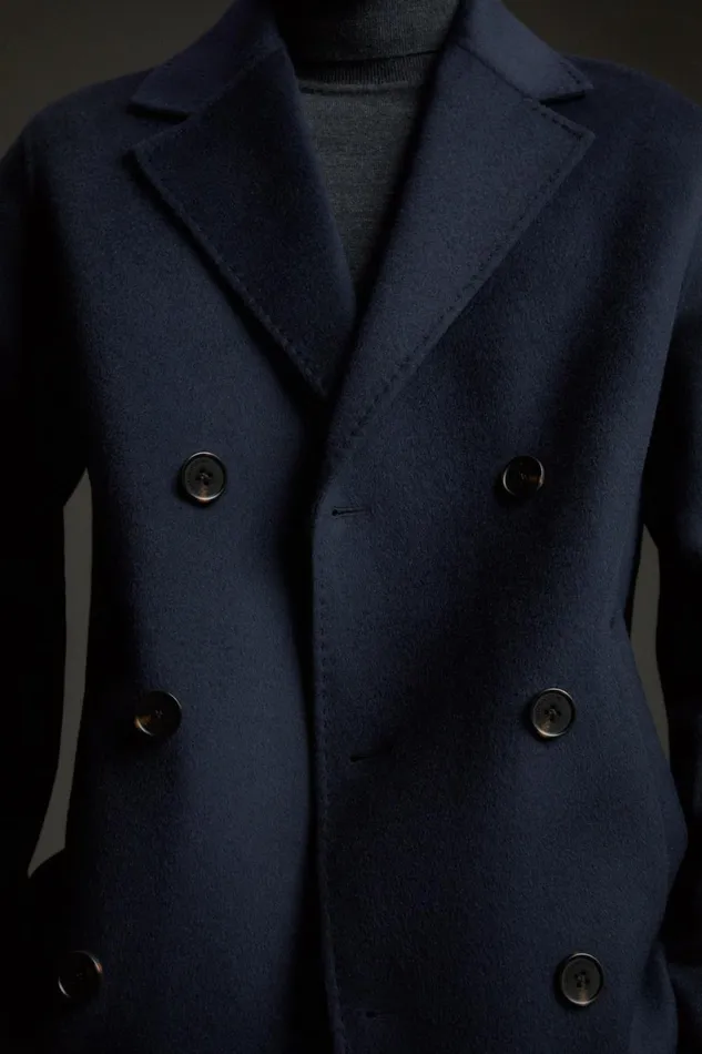 WomenMen Navy Blue Ceres Jacket Ecoalf Onepointzero