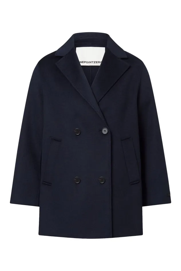 WomenMen Navy Blue Ceres Jacket Ecoalf Onepointzero