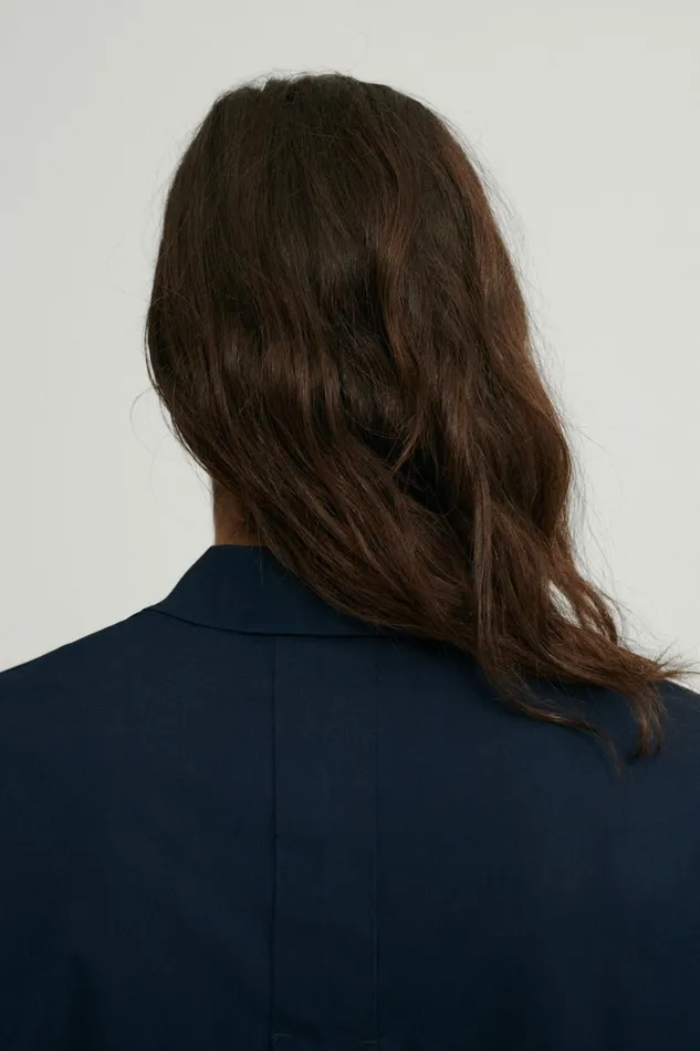 WomenMen Olaya Shirt Deep Navy Ecoalf Onepointzero
