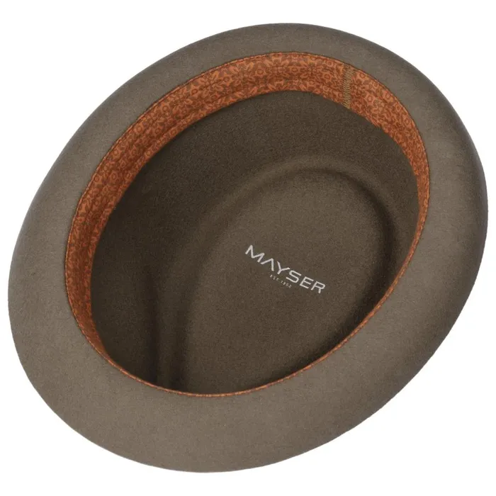 WomenMen Pork Pie Hats Mayser Samu Soft Pork Pie Wool Hat Light Brown WomenMen Pork Pie Hats Mayser Samu Soft Pork Pie Wool Hat Light Brown