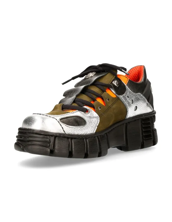 WomenMen Shoe Tower With Laces MWall002C14 New Rock Sneakers WomenMen Shoe Tower With Laces MWall002C14 New Rock Sneakers