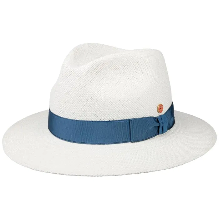 WomenMen Straw Hats Mayser Menton Panama Straw Hat Cream White