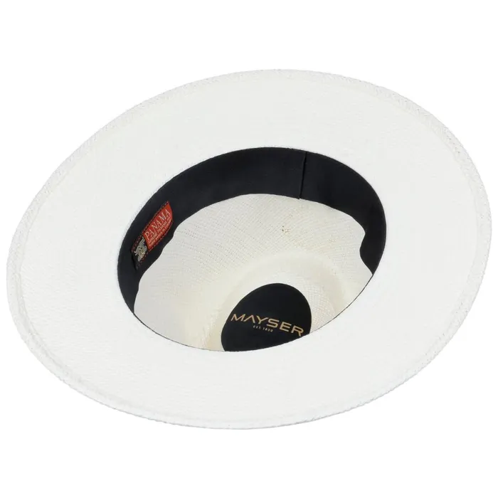 WomenMen Straw Hats Mayser Menton Panama Straw Hat Cream White WomenMen Straw Hats Mayser Menton Panama Straw Hat Cream White