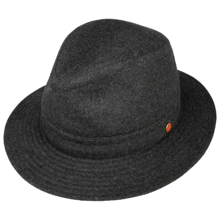 WomenMen Traveler Hats Mayser Sheridan Traveller Wool Hat Anthracite WomenMen Traveler Hats Mayser Sheridan Traveller Wool Hat Anthracite