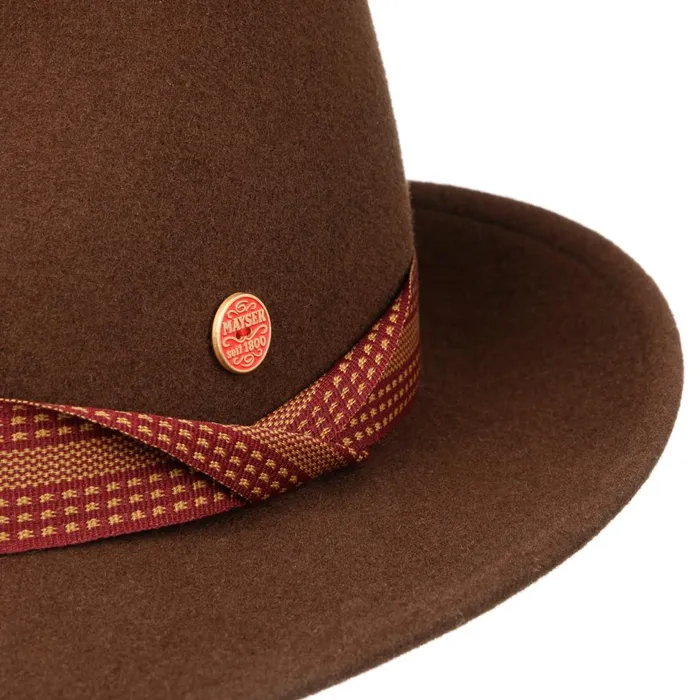 WomenMen Trilby Hats Mayser Maleo Trilby Wool Hat Dark Blue WomenMen Trilby Hats Mayser Maleo Trilby Wool Hat Dark Blue