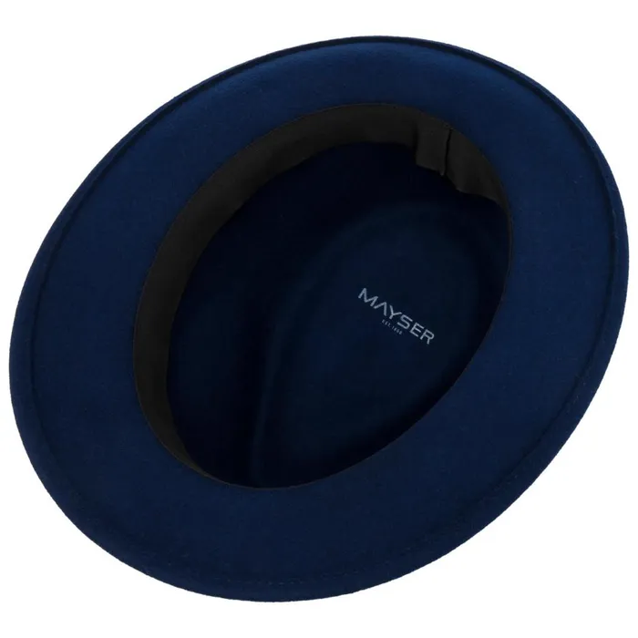 WomenMen Trilby Hats Mayser Maleo Trilby Wool Hat Dark Blue WomenMen Trilby Hats Mayser Maleo Trilby Wool Hat Dark Blue