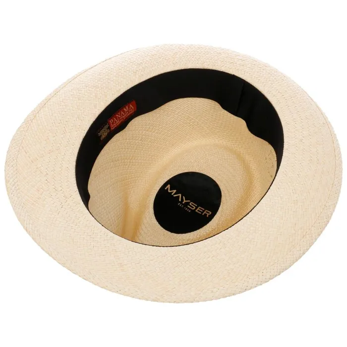 WomenMen Trilby Hats Mayser Manuel Stripes Panama Hat Nature WomenMen Trilby Hats Mayser Manuel Stripes Panama Hat Nature