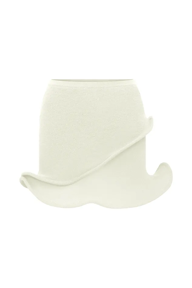 Women Meshki Bottoms Haisley Knit Mini Skirt 8211 Ivory
