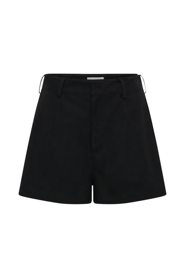 Women Meshki Bottoms Jadri Linen Shorts 8211 Black