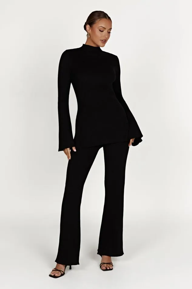 Women Meshki Bottoms Jovie Knit Pants 8211 Black