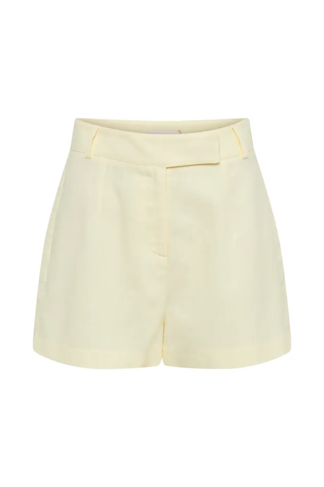 Women Meshki Bottoms Massima Linen Shorts 8211 Lemon Sherbet