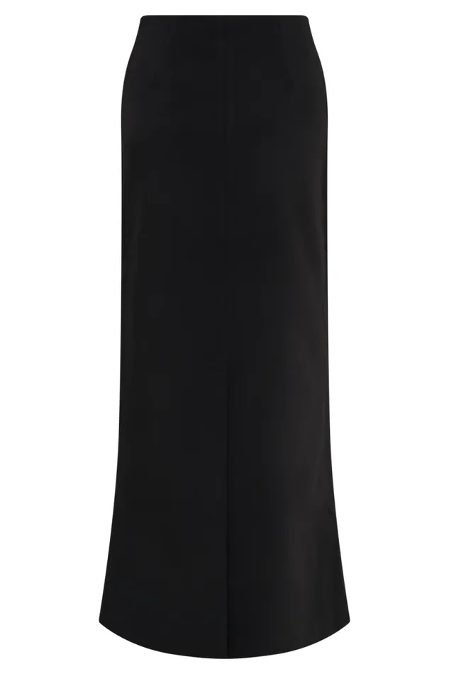 Women Meshki Bottoms Micah Suiting Maxi Skirt 8211 Black