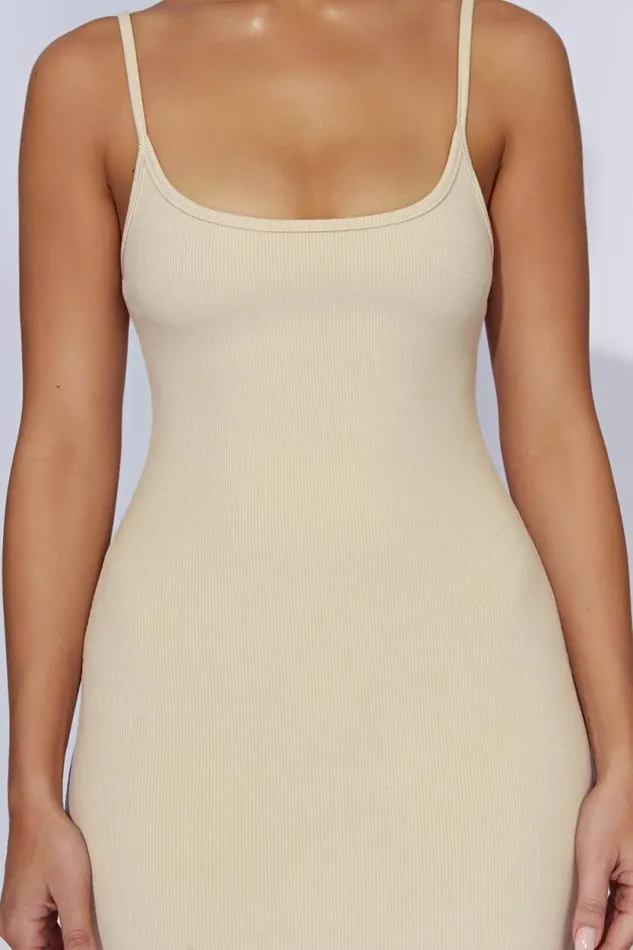 Women Meshki Dresses Alexis Ribbed Cami Midi Dress 8211 Cream Women Meshki Dresses Alexis Ribbed Cami Midi Dress 8211 Cream