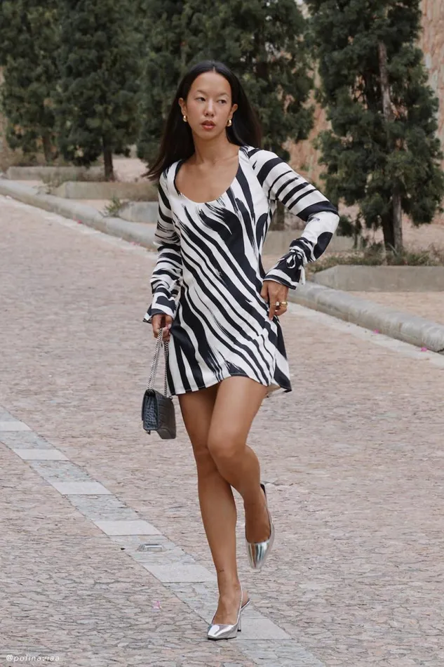 Women Meshki Dresses Marta Printed Satin Mini Dress 8211 Abstract Print