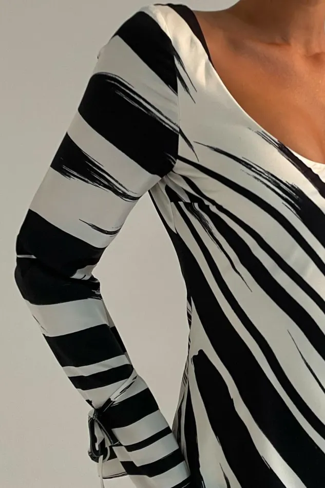 Women Meshki Dresses Marta Printed Satin Mini Dress 8211 Abstract Print