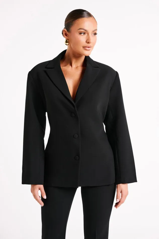 Women Meshki Outerwear Addie Suiting Blazer 8211 Black