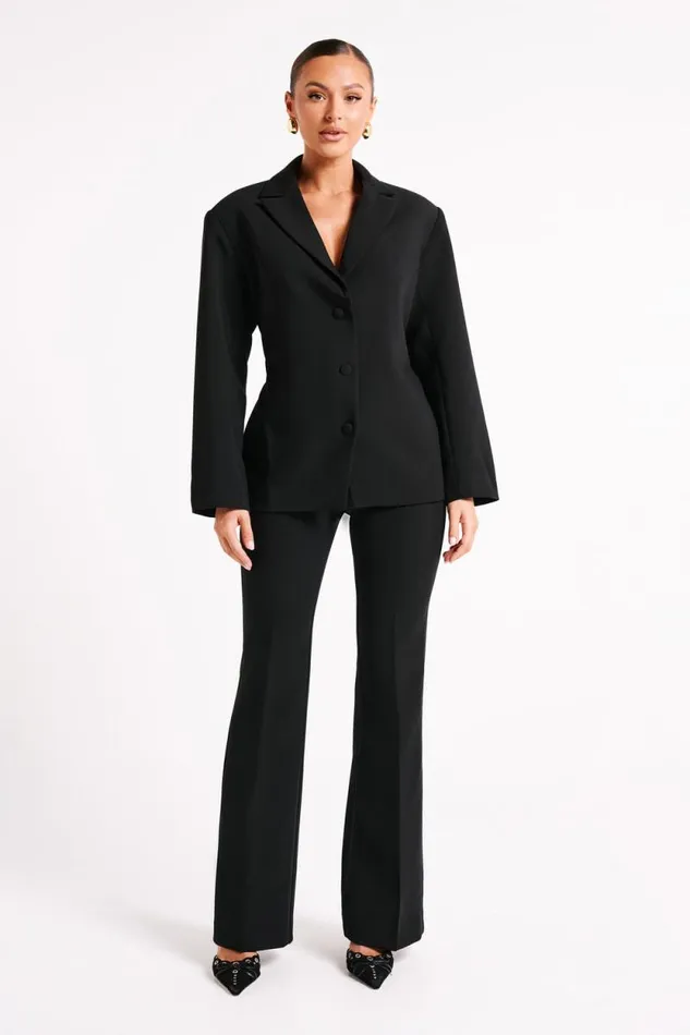 Women Meshki Outerwear Addie Suiting Blazer 8211 Black