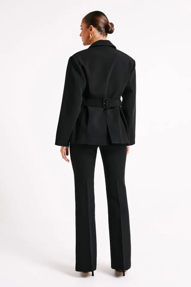 Women Meshki Outerwear Addie Suiting Blazer 8211 Black