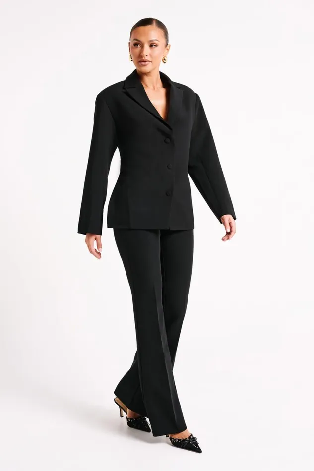 Women Meshki Outerwear Addie Suiting Blazer 8211 Black