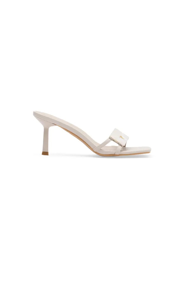 Women Meshki Shoes Lucy Shell Mules 8211 Ivory Pearl