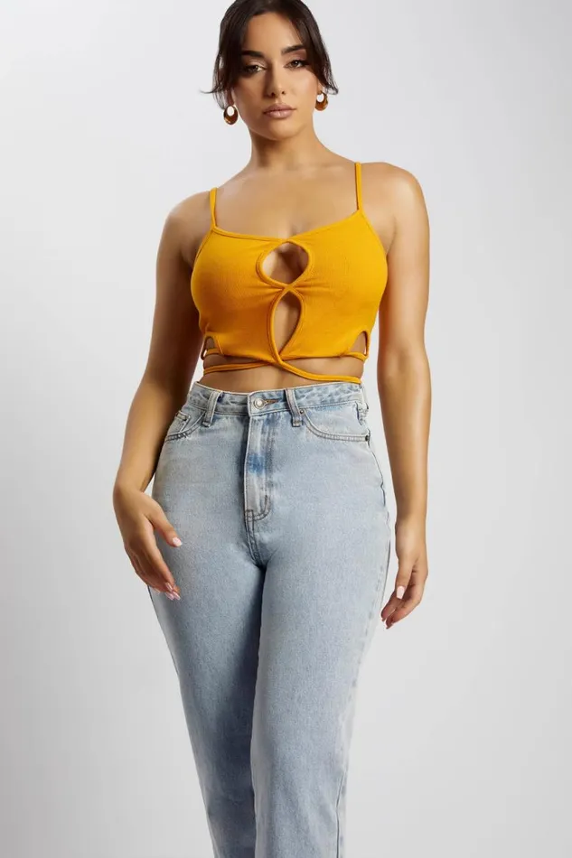 Women Meshki Tops Ayesha Cut Out Singlet 8211 Mango