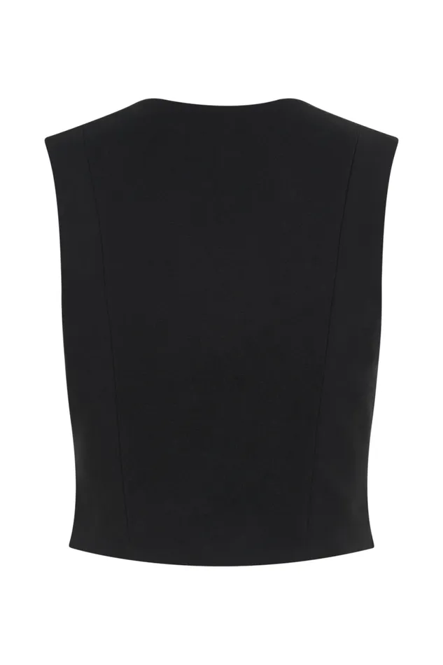 Women Meshki Tops Keely Cotton Sleeveless Top 8211 Black