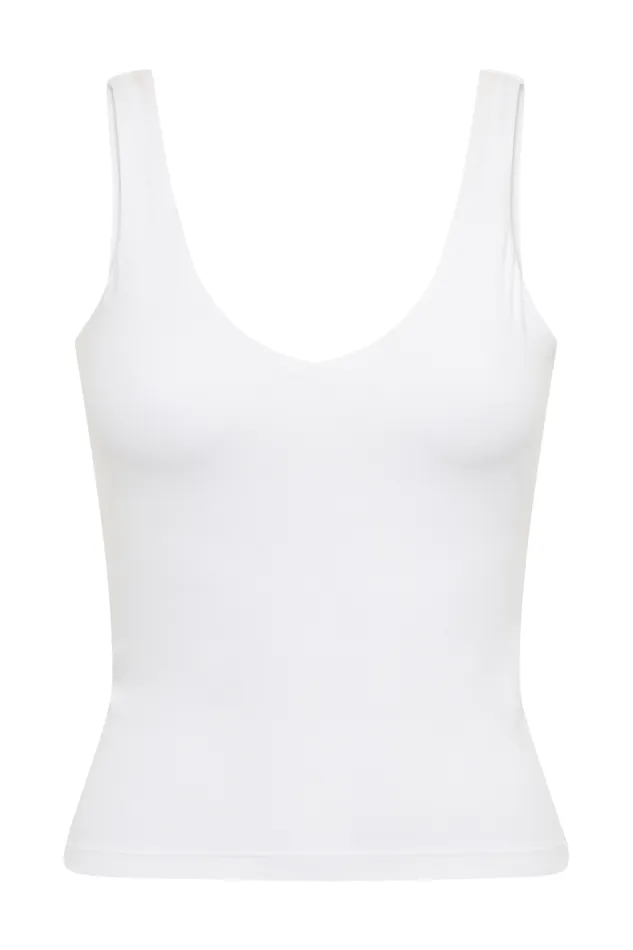 Women Meshki Tops Nadine Yoga Top 8211 White