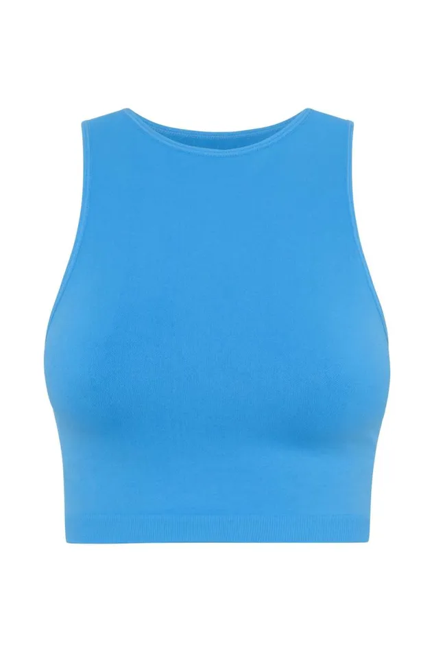 Women Meshki Tops Pippa Racer Tank Top 8211 Blue
