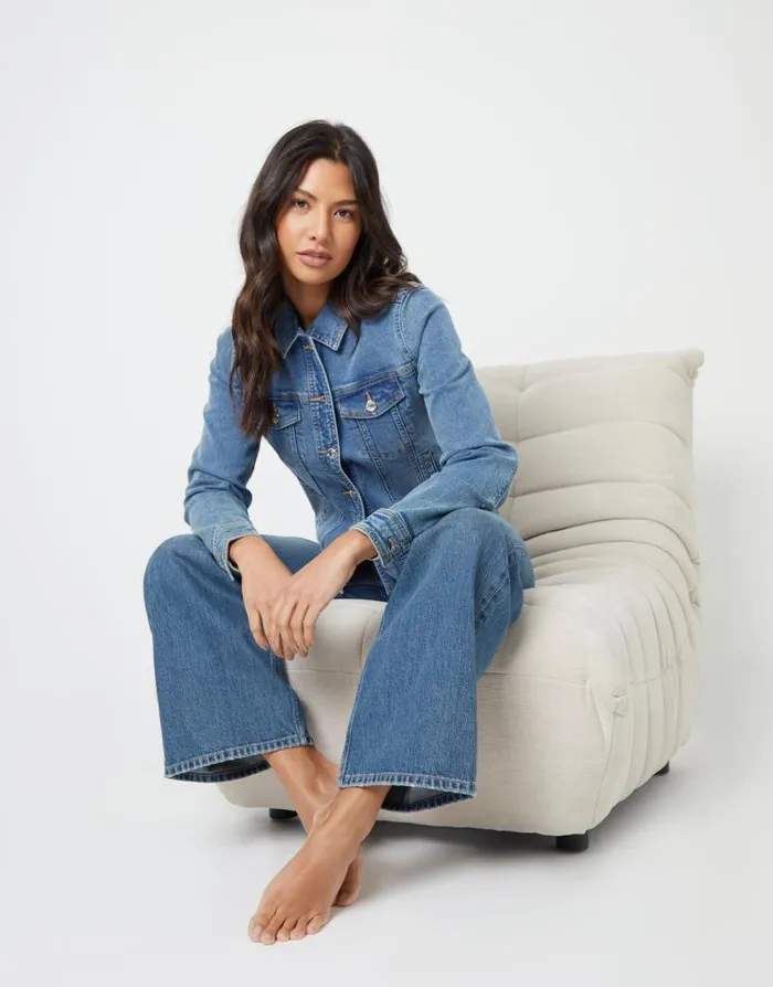 Women Mid Wash Baggy Wide Leg Jeans Threadbare Jeans Women Mid Wash Baggy Wide Leg Jeans Threadbare Jeans