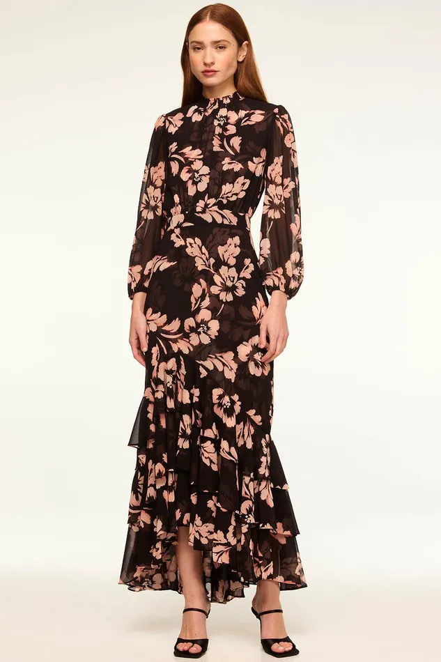 Women MISA Los Angeles Dresses AUDREY DRESS Auric Flora