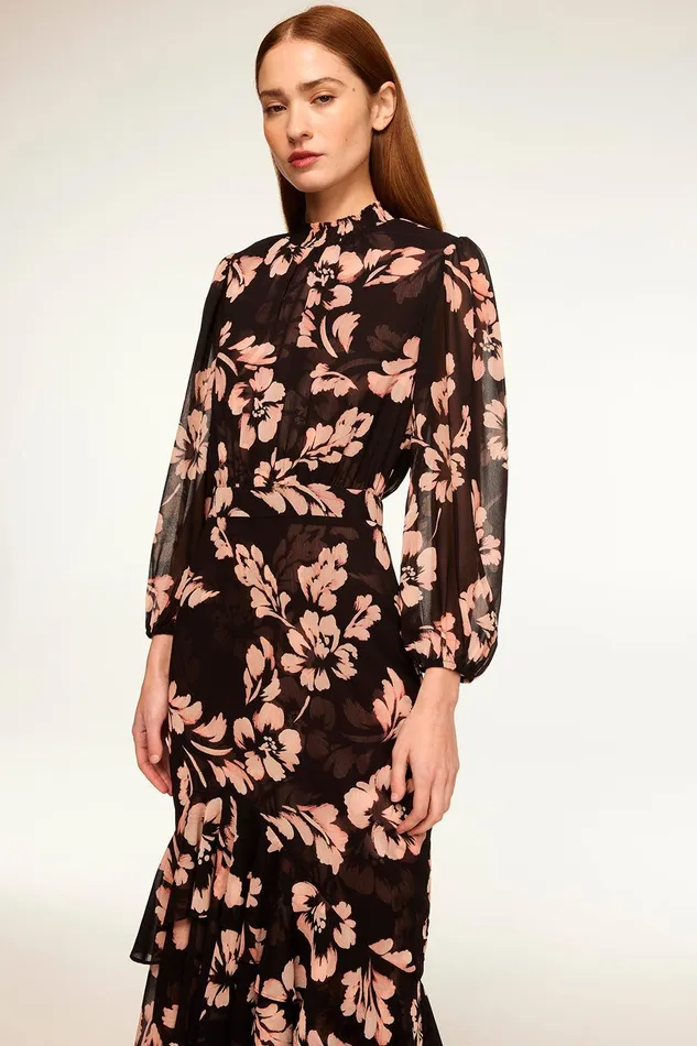 Women MISA Los Angeles Dresses AUDREY DRESS Auric Flora