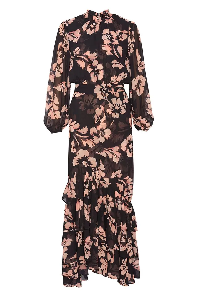 Women MISA Los Angeles Dresses AUDREY DRESS Auric Flora