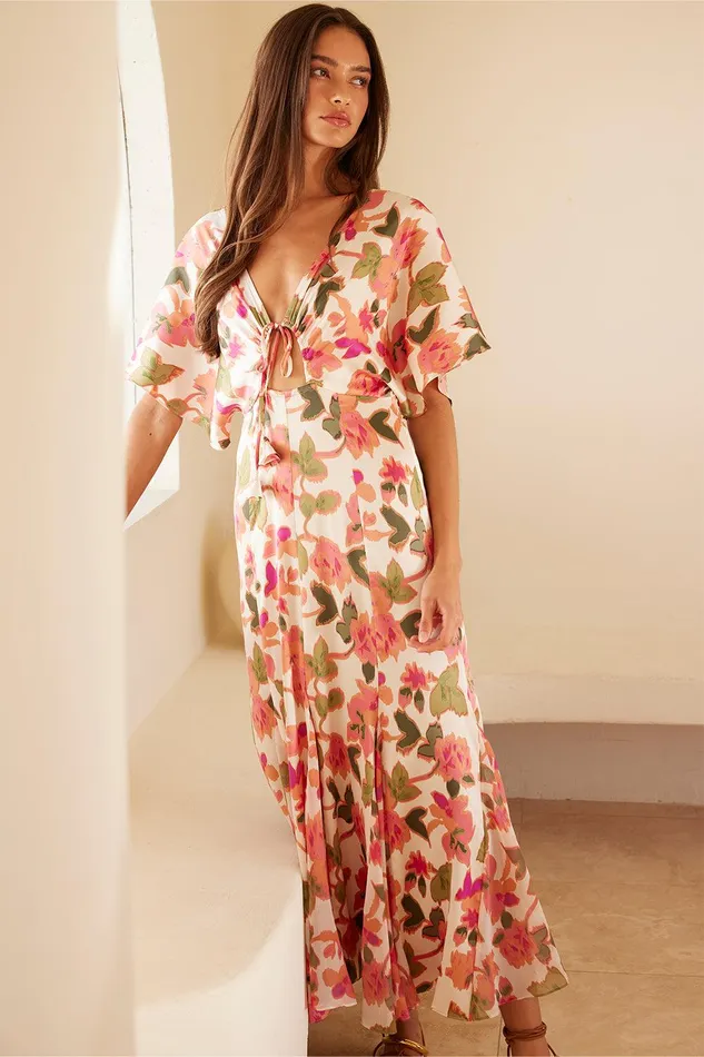 Women MISA Los Angeles Dresses IRENA DRESS Sonoran Flora Mix