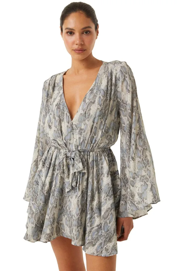 Women MISA Los Angeles Dresses KAIA DRESS Spring Python