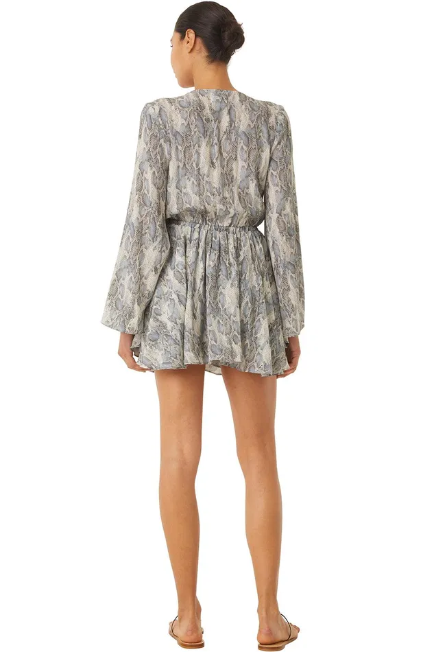 Women MISA Los Angeles Dresses KAIA DRESS Spring Python