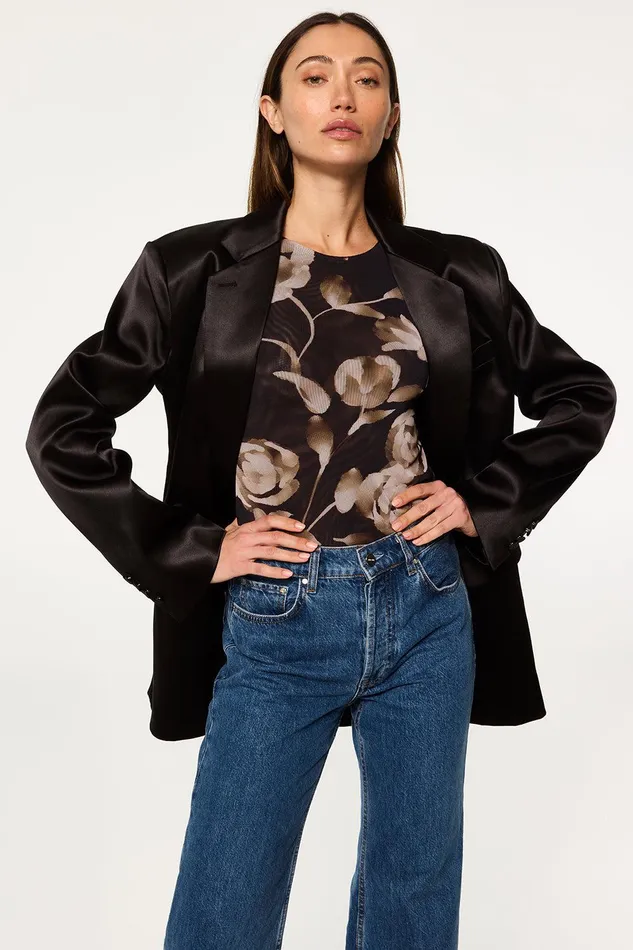 Women MISA Los Angeles Jackets JOANNE BLAZER Black