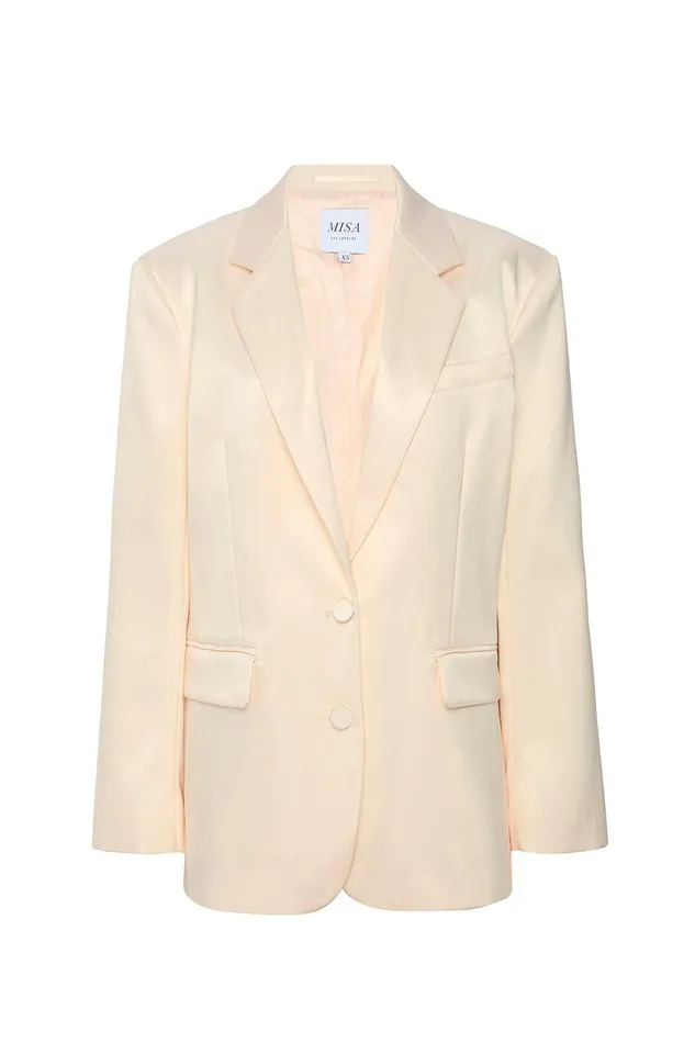 Women MISA Los Angeles Jackets JOANNE BLAZER Ivory
