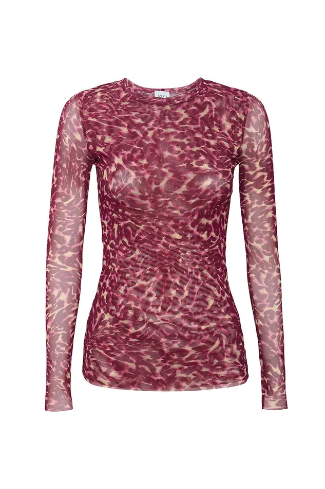 Women MISA Los Angeles Jersey and Mesh LULA TOP Digital Ombre