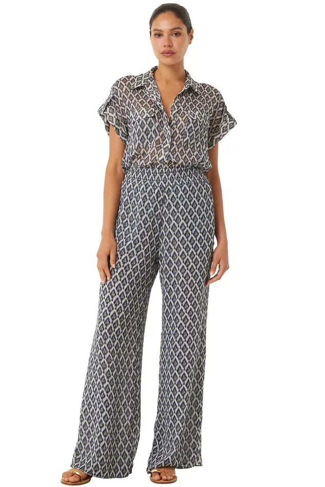 Women MISA Los Angeles Matching Sets FREDA PANT Peridot Eyes