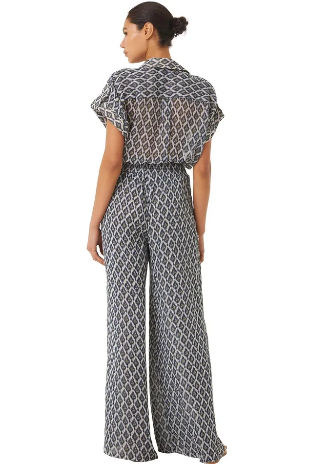 Women MISA Los Angeles Matching Sets FREDA PANT Peridot Eyes
