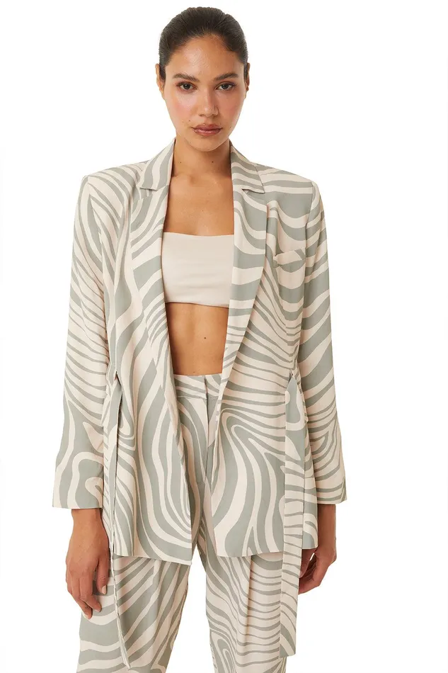 Women MISA Los Angeles Matching Sets KELSEY JACKET Ivory