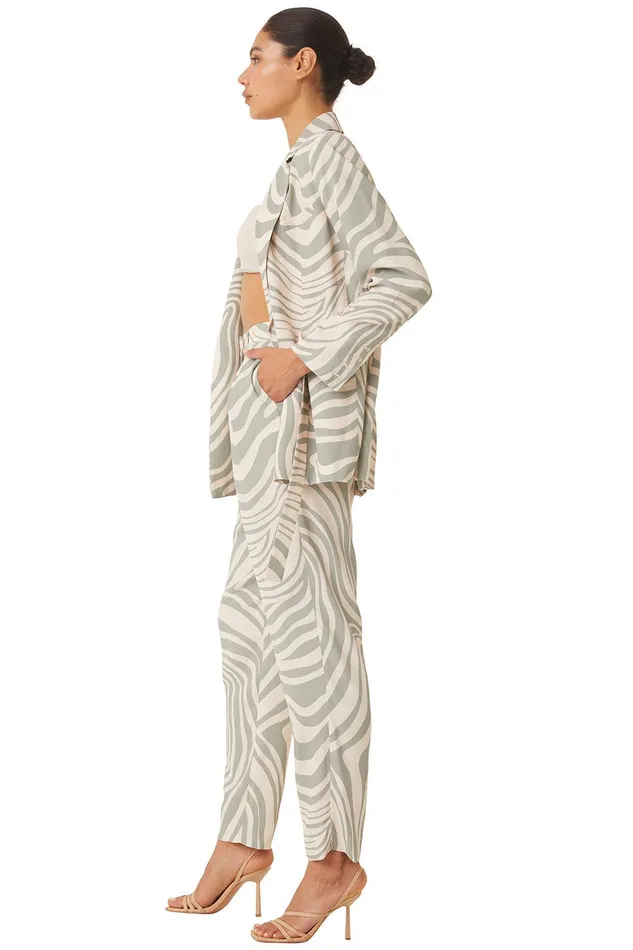 Women MISA Los Angeles Matching Sets KELSEY JACKET Ivory