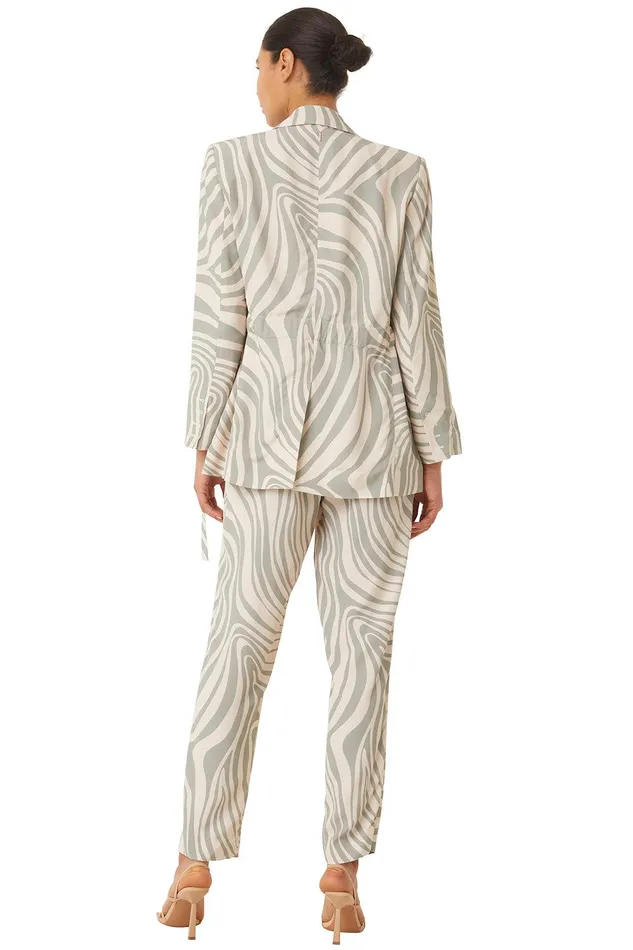 Women MISA Los Angeles Matching Sets KELSEY JACKET Ivory
