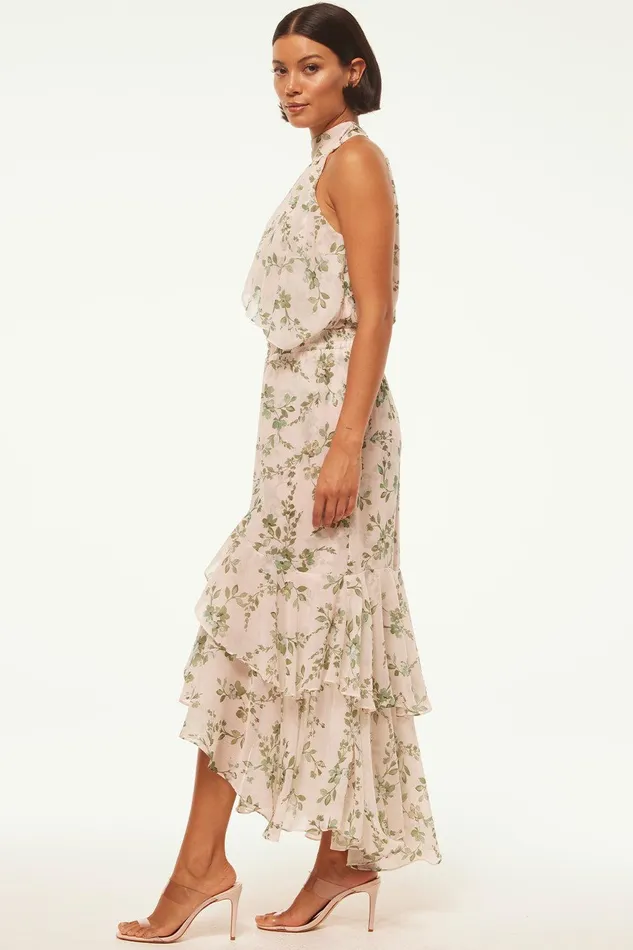 Women MISA Los Angeles Matching Sets SEVA SKIRT White Sage Botanica