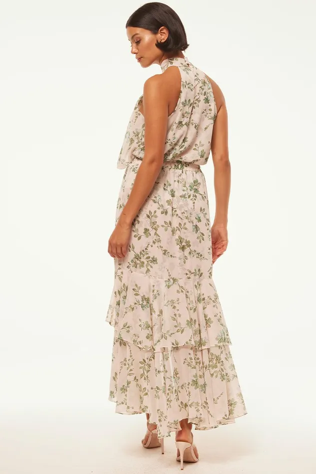 Women MISA Los Angeles Matching Sets SEVA SKIRT White Sage Botanica