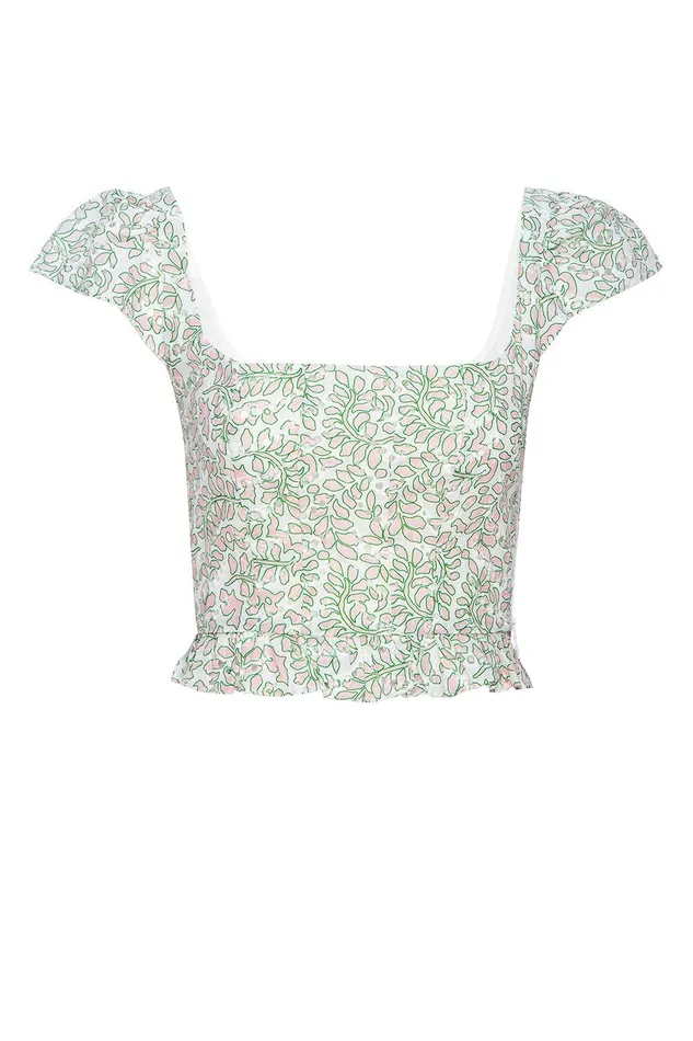 Women MISA Los Angeles Matching Sets SORA TOP Dewdrop Eyelet