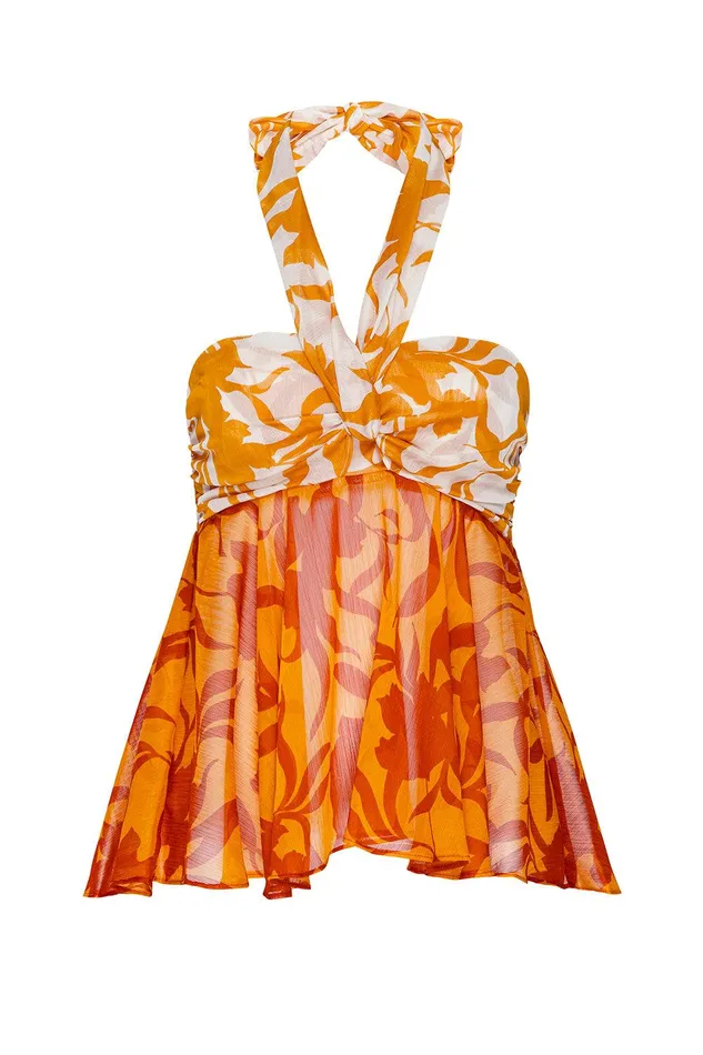 Women MISA Los Angeles Tops AYLIN TOP Atlas Floral