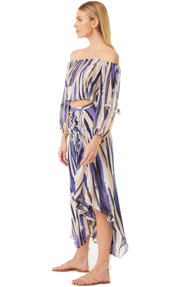 Women MISA Los Angeles Tops DALMA TOP Striped Instinct