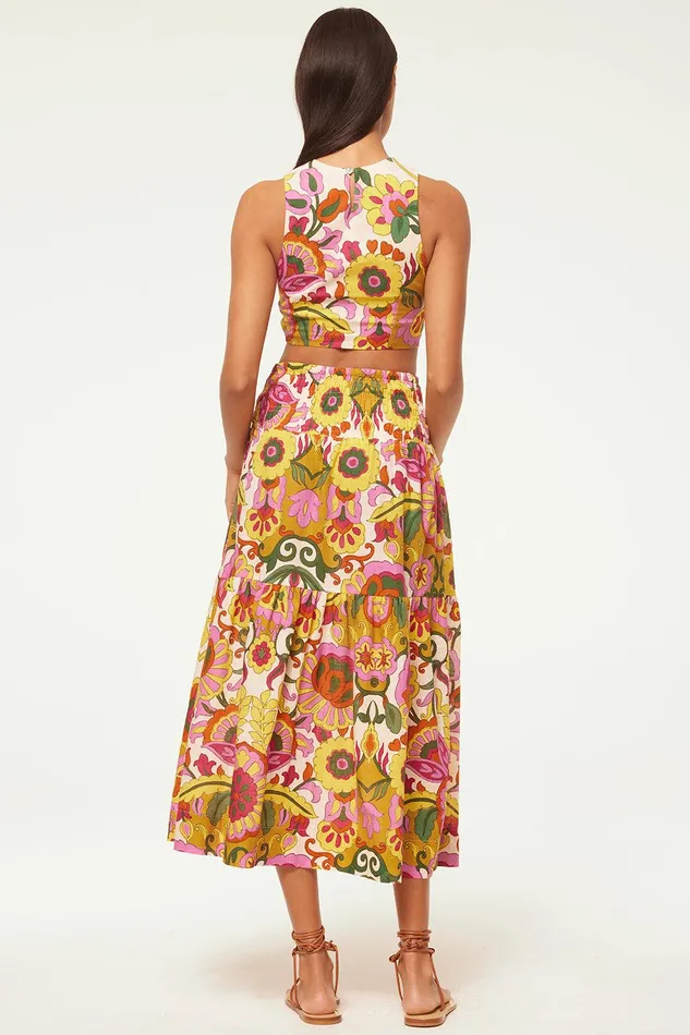 Women MISA Los Angeles Tops TANZIA TOP Floral Corsica Multi
